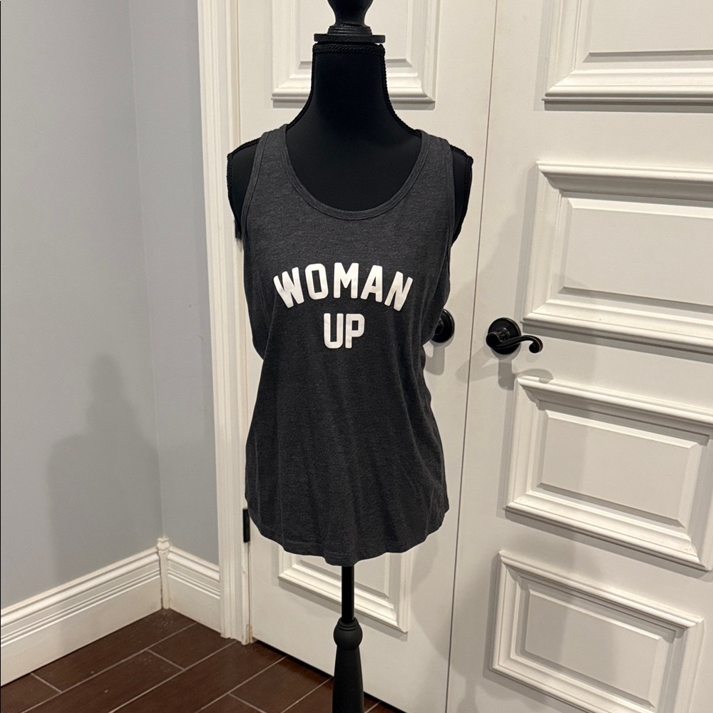 Empowerment Gray Tank Top-Let's Go Girls